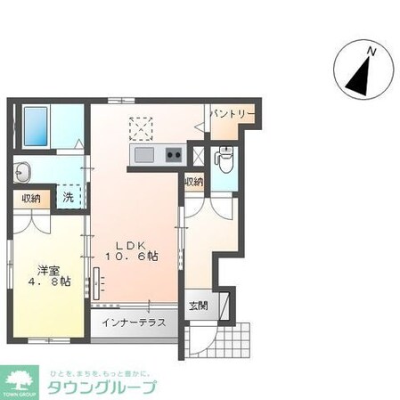 仮)熊谷市万平町2丁目スターテラスII・Lの物件間取画像